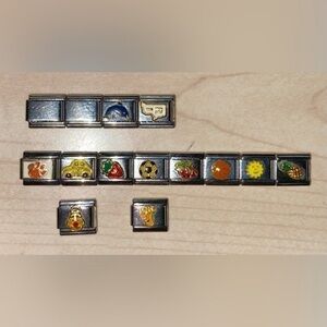 Toscana Italy Vintage Charm Bracelet Links​​​​​​